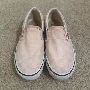Pink Checkered Vans